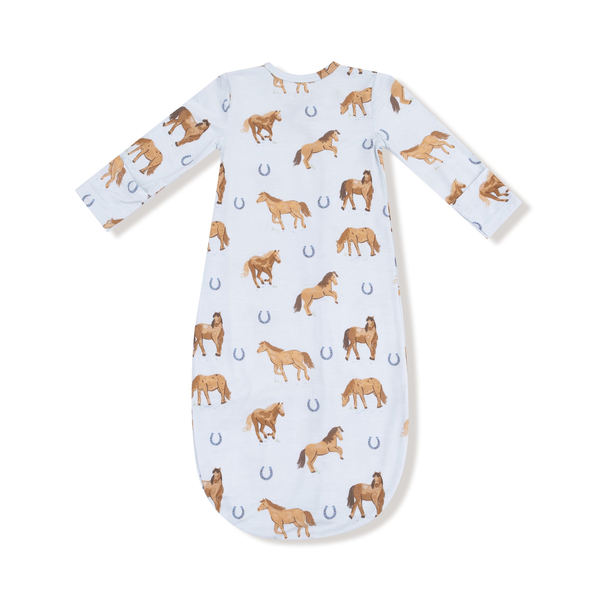 Horses - Blue - Bundle Gown