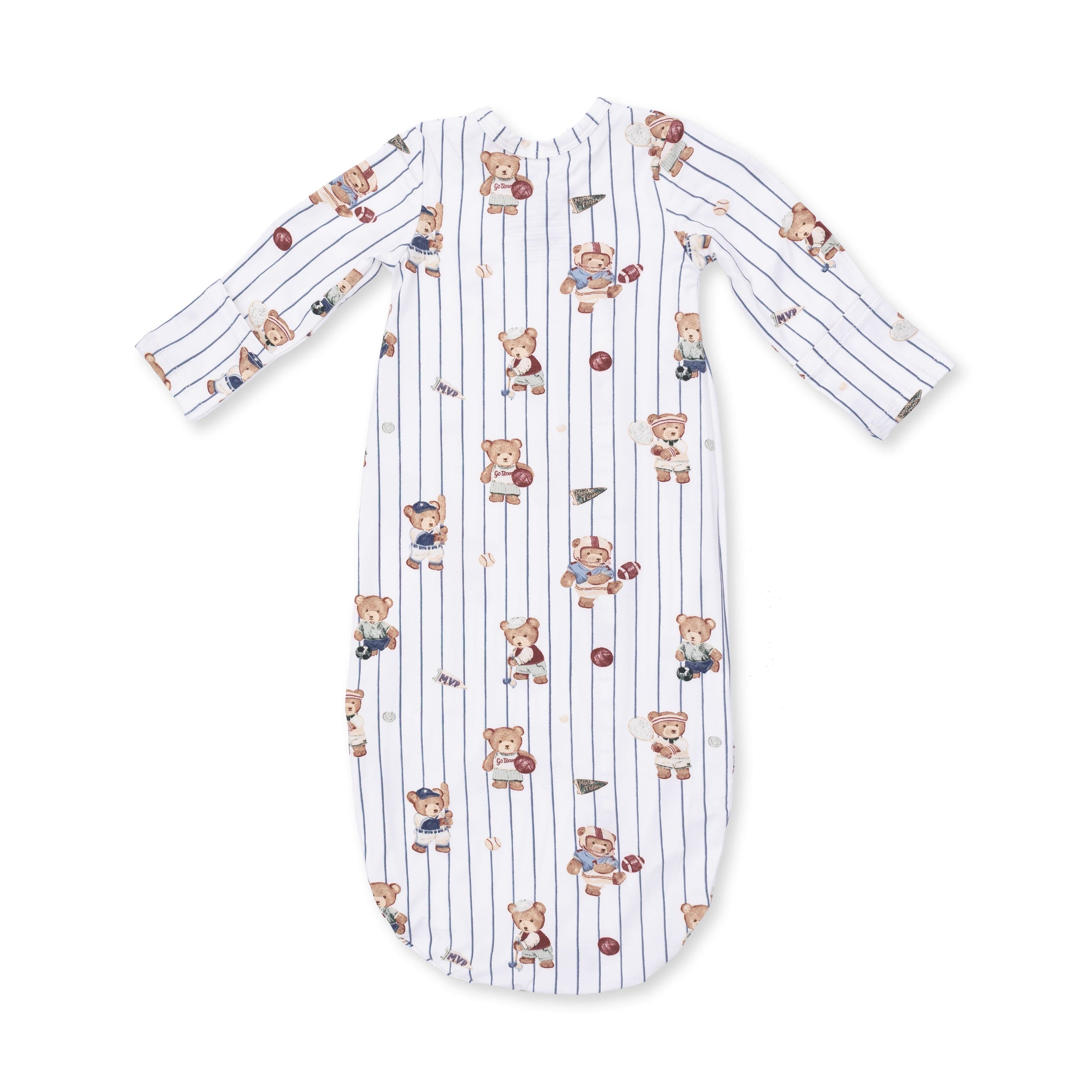 Mixed Sports Bears - Bundle Gown and Knotted Hat
