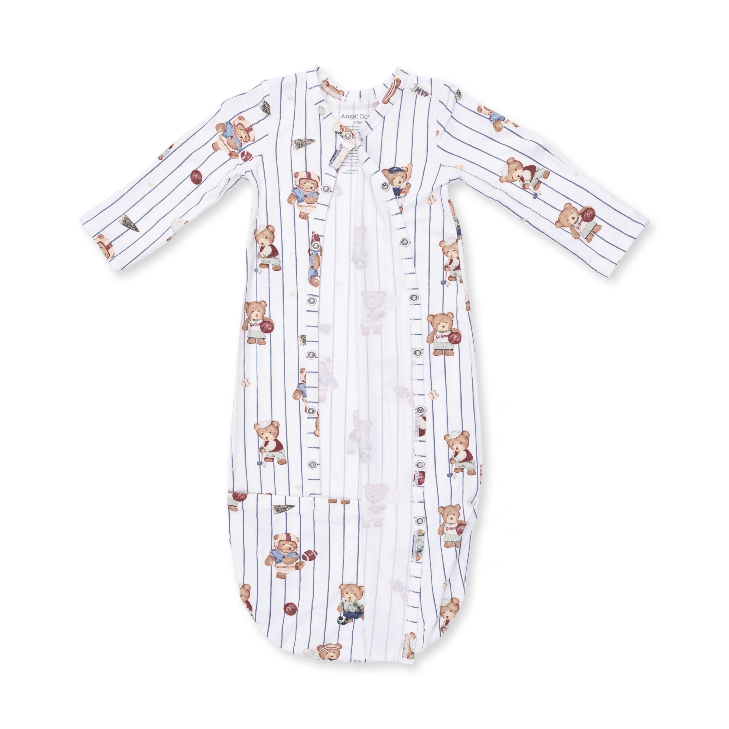 Mixed Sports Bears - Bundle Gown and Knotted Hat