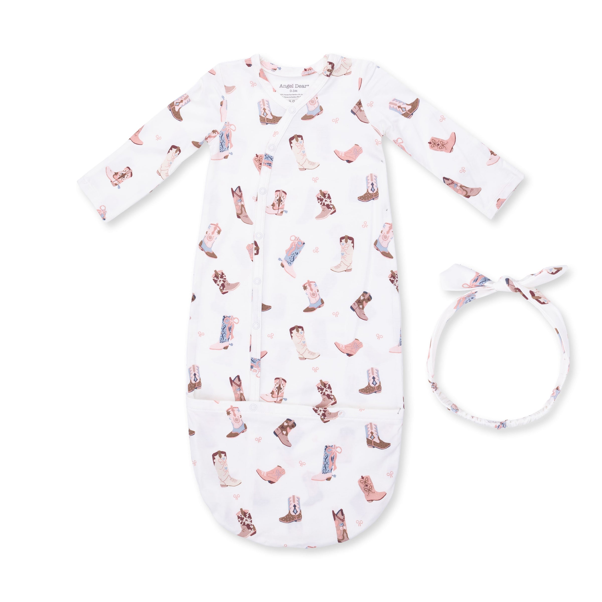 Buckarette Boots - Bundle Gown and Knot Headband