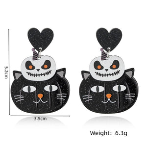 Halloween Cat Earrings