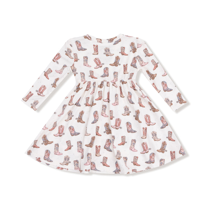 Future Cowgirl - Twirly Long Sleeve Dress