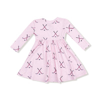 Hockey - Pink - Twirly Long Sleeve Dress