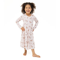 I Love Horses - Twirly Long Sleeve Dress