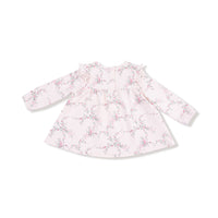 Antoinette Floral - Long Sleeve High Waisted Top with Ruffles + Legging