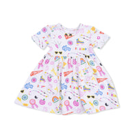 Girl Power - Twirly Dress with Cartwheel Short