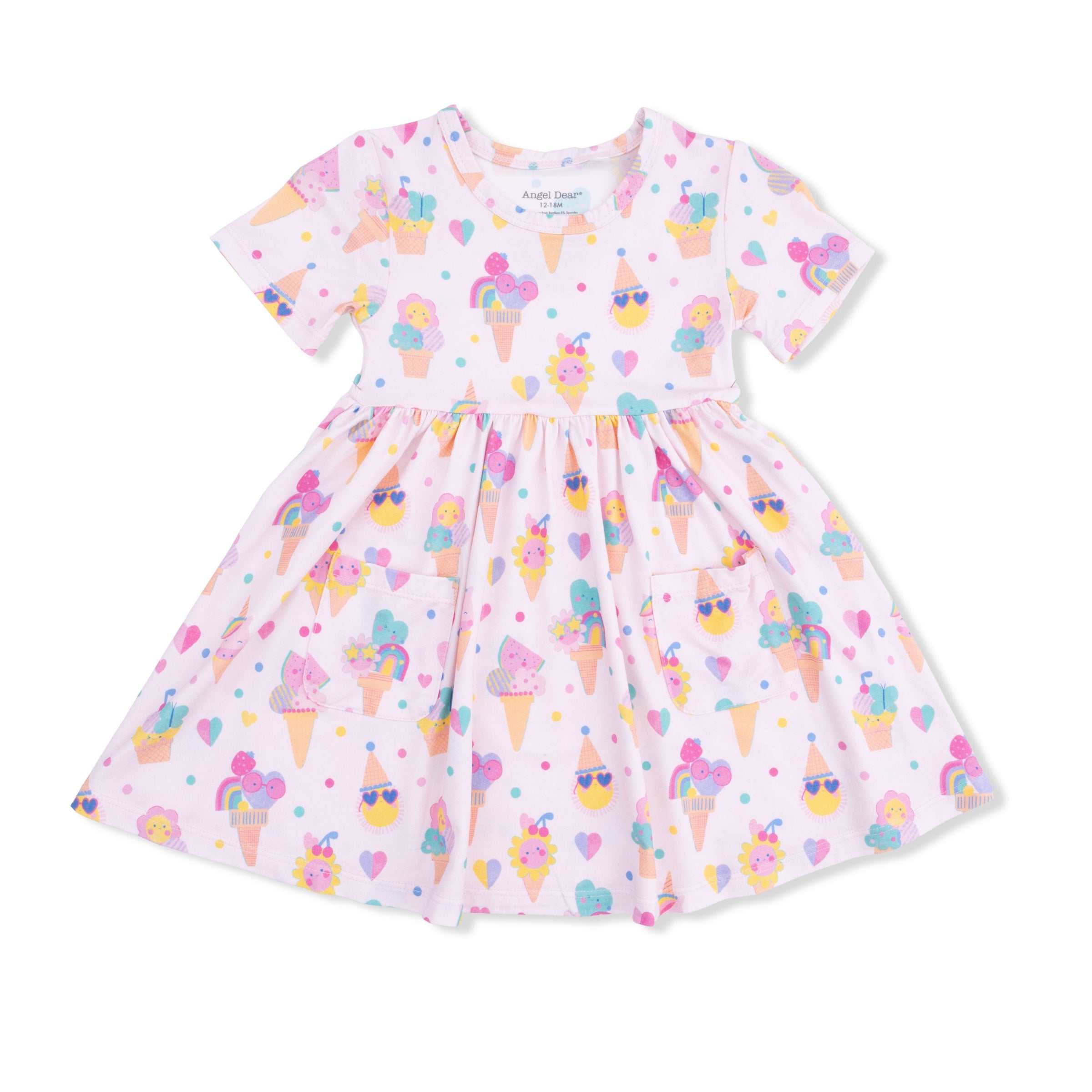 Ice Cream Fun Crew - Twirly Dress with Cartwheel Short