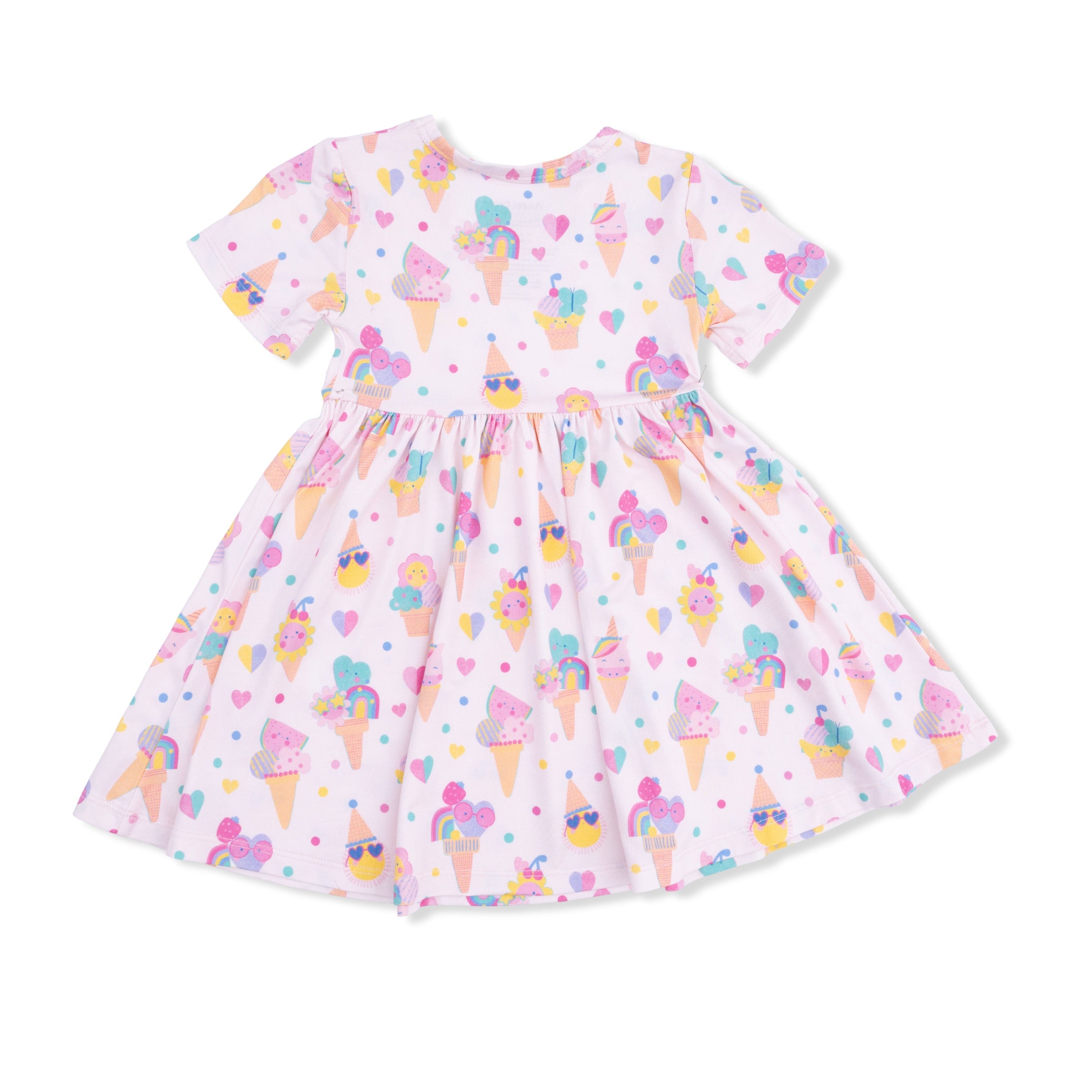 Ice Cream Fun Crew - Twirly Dress with Cartwheel Short
