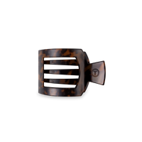 Tortoise | Small | Flat Square Hair Clip