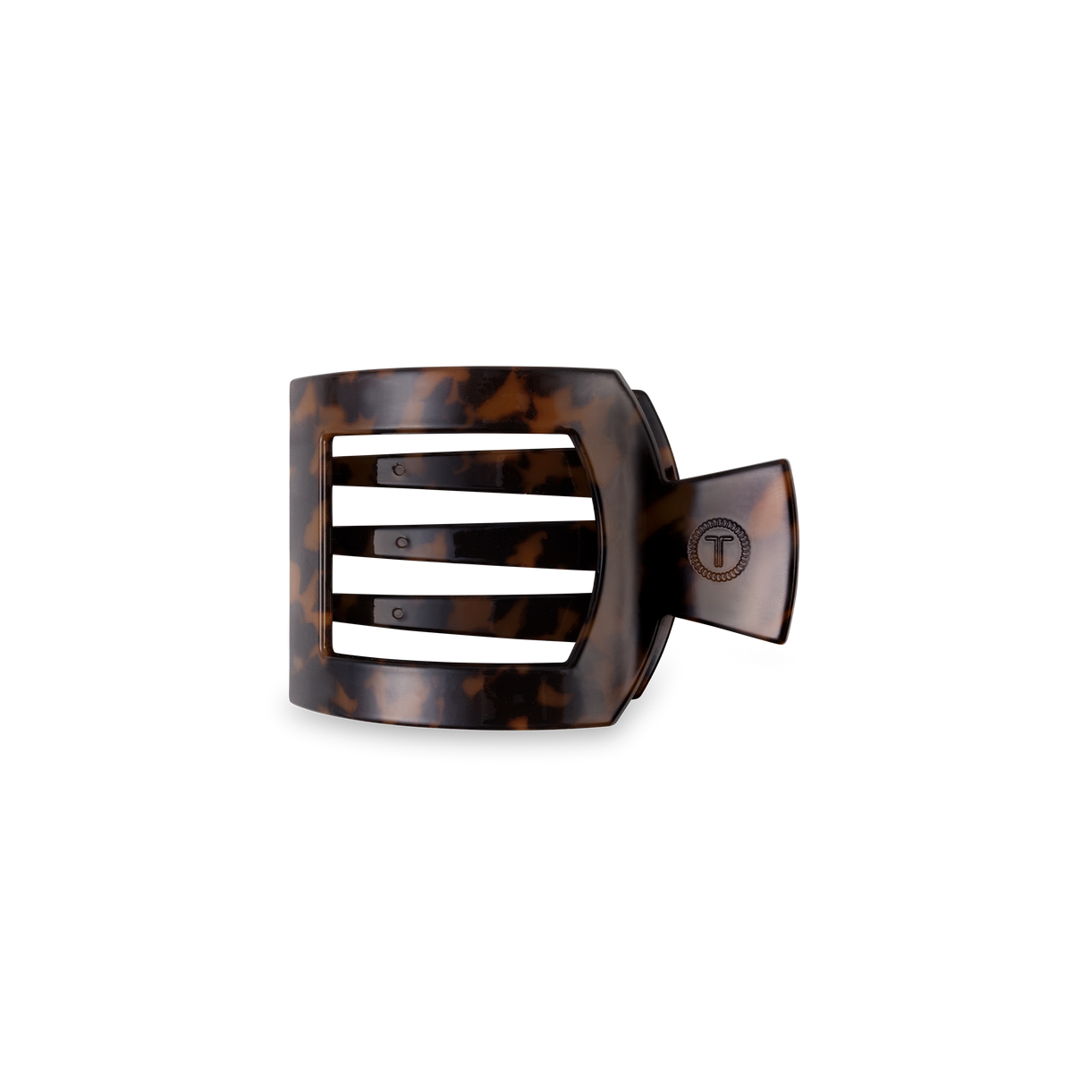 Tortoise | Small | Flat Square Hair Clip