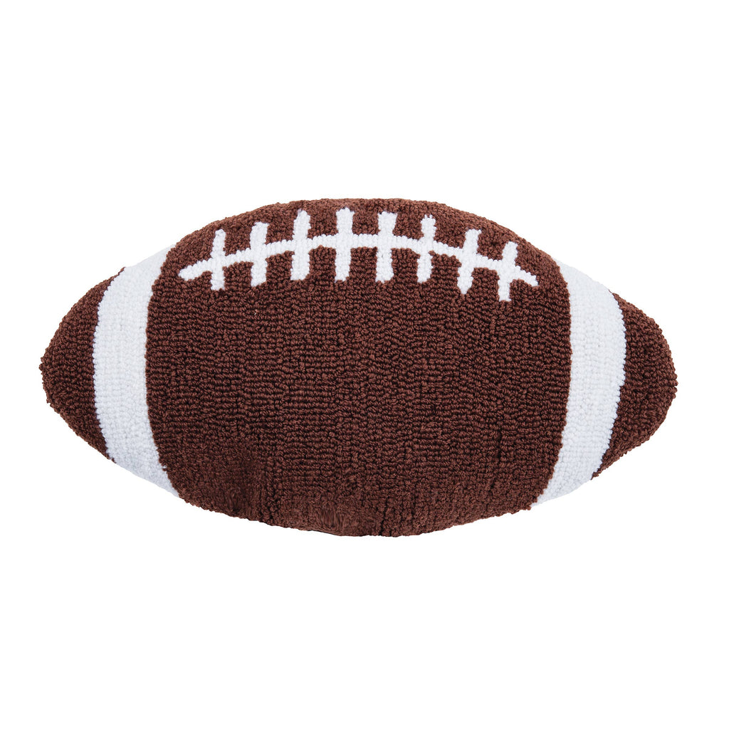 Football Shaped Sports Throw Pillow