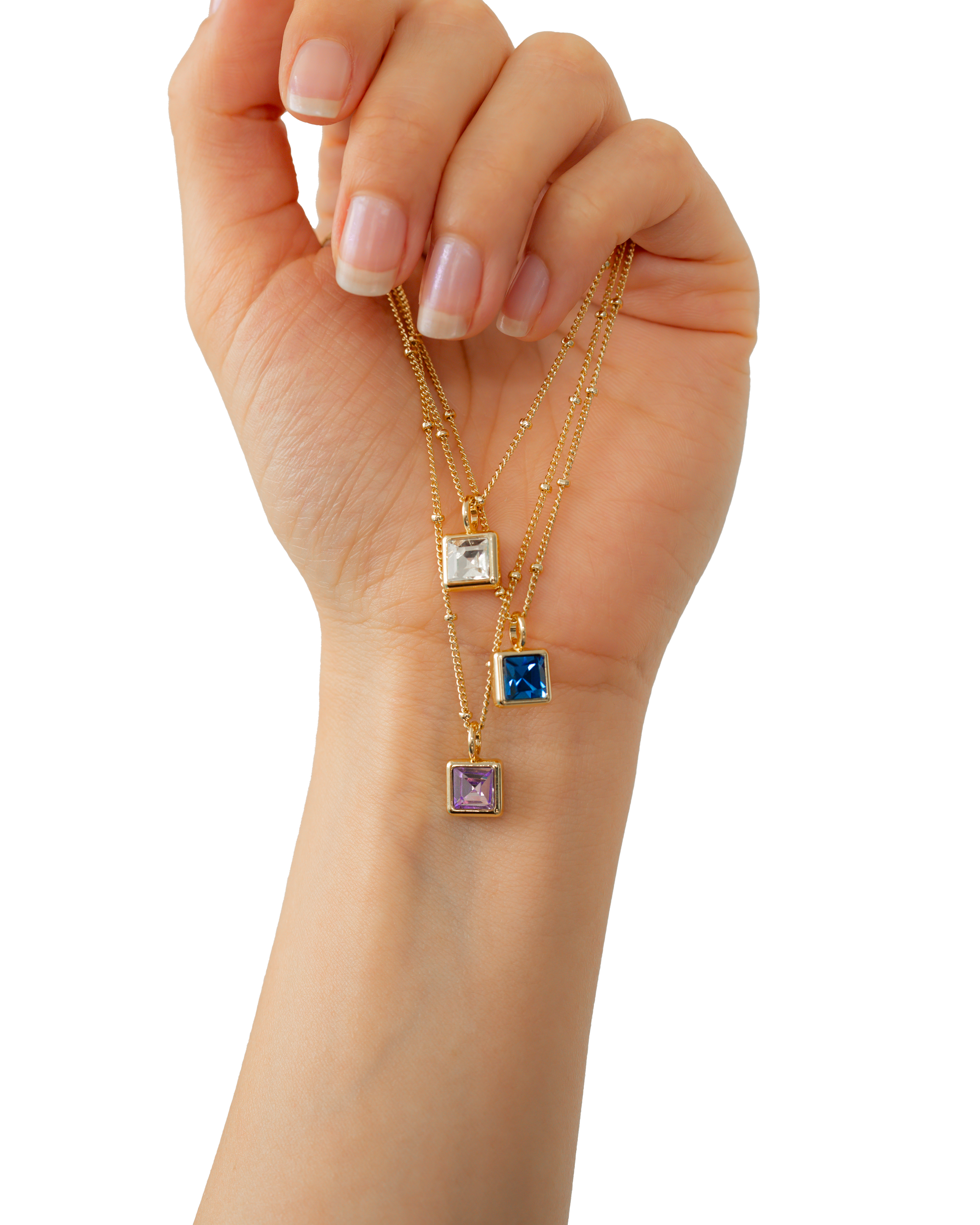 Birthstone Bottle Necklace
