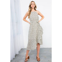 Monette-Spotted Print Dress