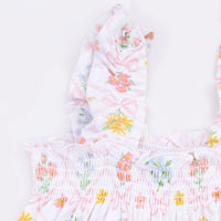 Spring Blooms Bow Trellis - Ruffly Strap Top and Bloomer