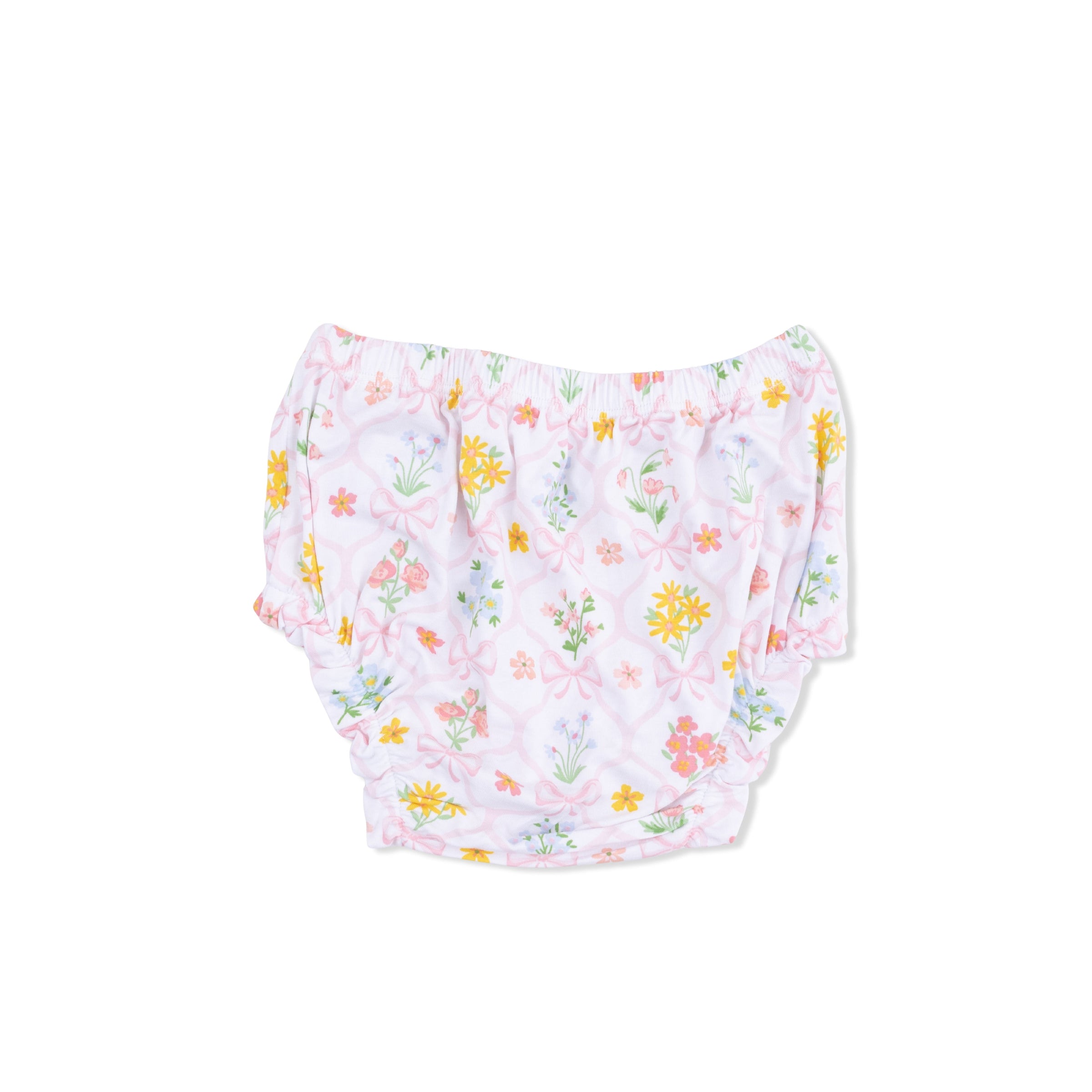 Spring Blooms Bow Trellis - Ruffly Strap Top and Bloomer