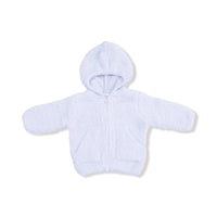 Chenille - Light Blue Hooded Jacket
