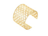 Graceful Cuff Bracelet in Gold