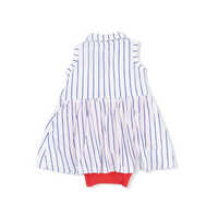 Baseball Stripe - Polo Tennis Dress