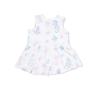 Floral Sea Creatures - Peplum Tank Top and Bike Short