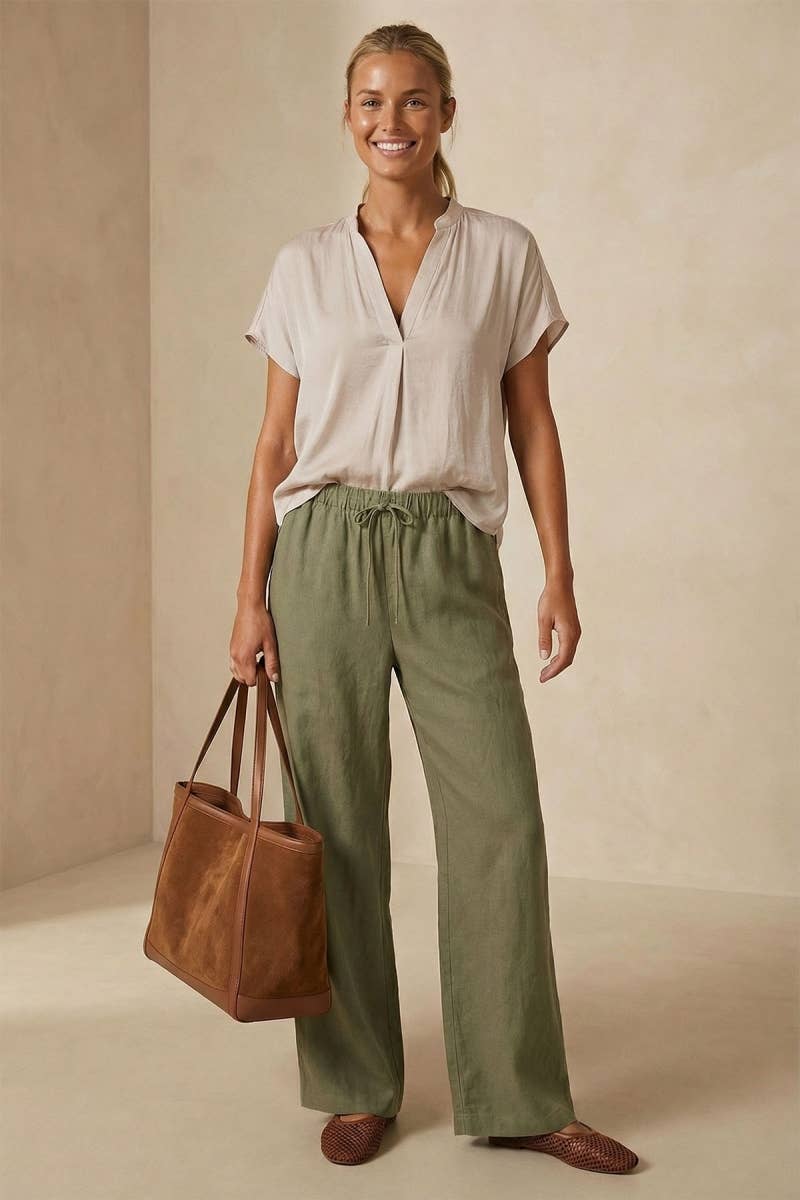 Drop Shoulder Regular Blouse - SS