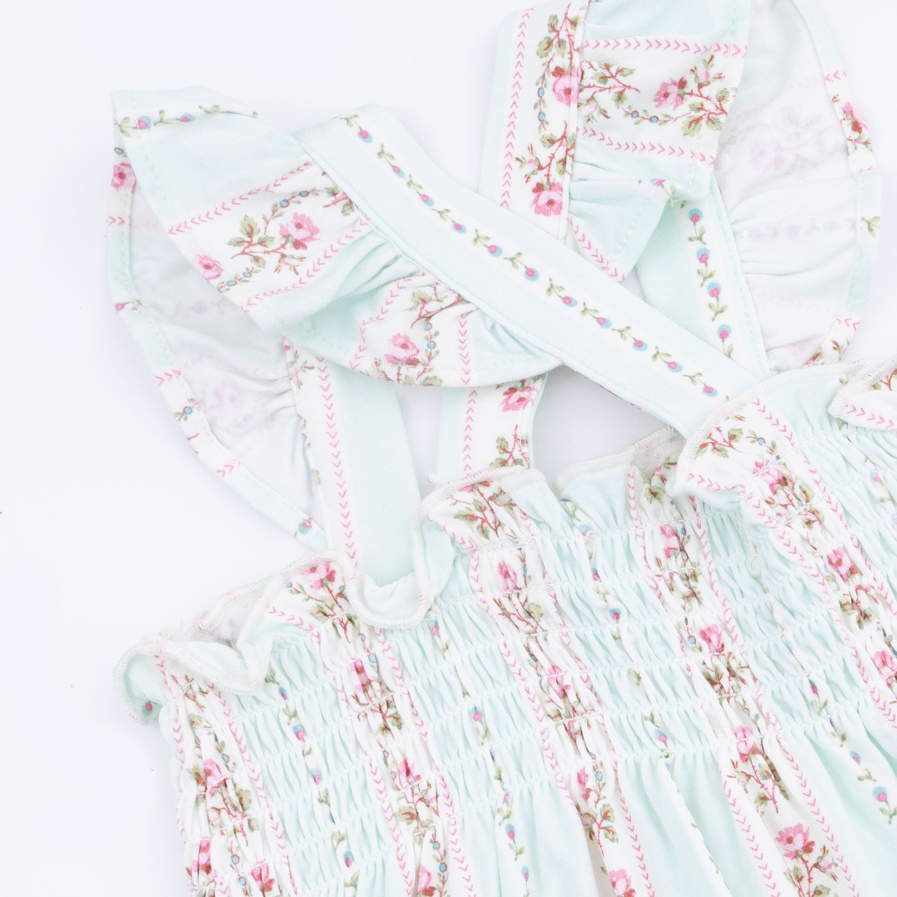 Antoinette Stripe - Smocked Top with Bloomer
