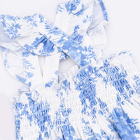 Dream Cottage Floral - Smocked Top with Bloomer & Headband