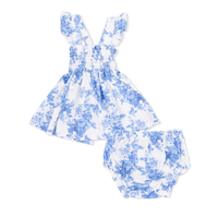 Dream Cottage Floral - Smocked Top with Bloomer