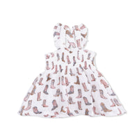 Cowgirl Boots - Smocked Top with Bloomer
