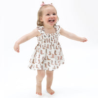 Cowgirl Boots - Smocked Top with Bloomer