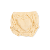 Solid Muslin Italian Straw - Smocked Top with Bloomer