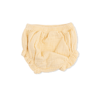 Solid Muslin Italian Straw - Smocked Top with Bloomer