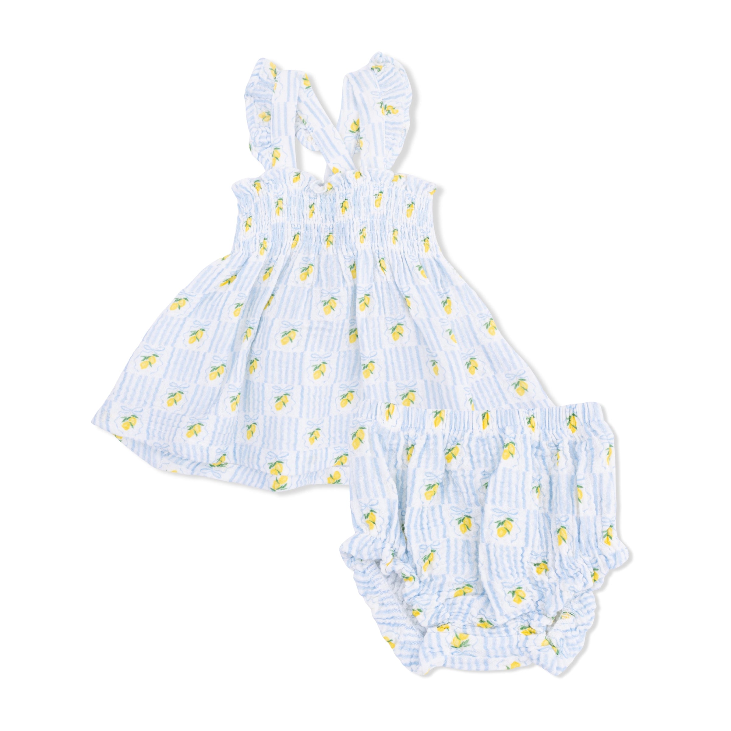 Lovely Lemons - Smocked Top with Bloomer