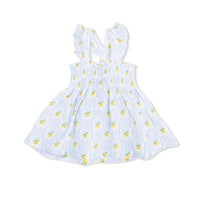 Lovely Lemons - Smocked Top with Bloomer & Sun Hat Set