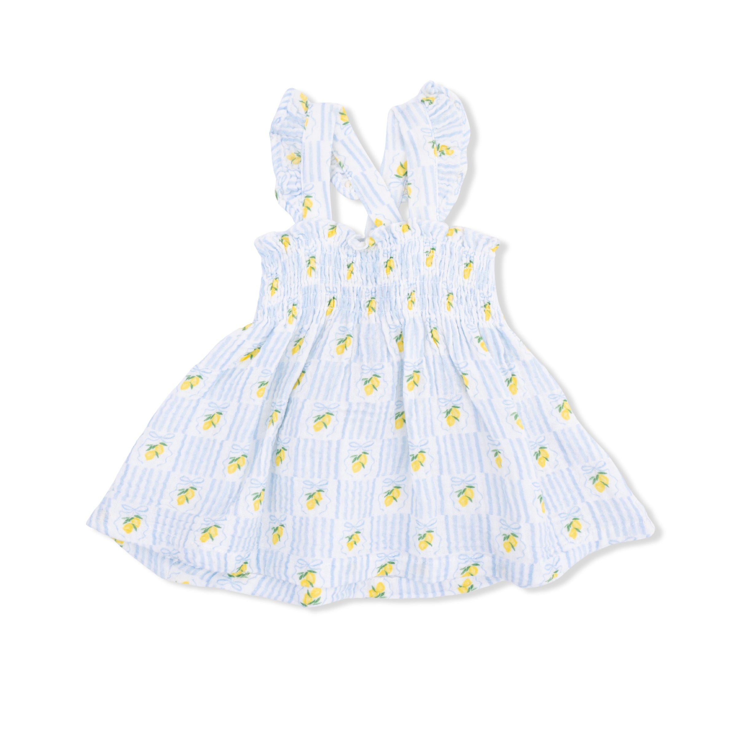 Lovely Lemons - Smocked Top with Bloomer & Sun Hat Set
