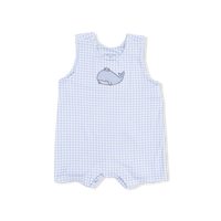 Bubbly Sailor Whales Blue - Sleeveless Jon Jon