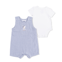 Cute Farm Animals Appliques - Jon Jon with Short Sleeve Bodysuit