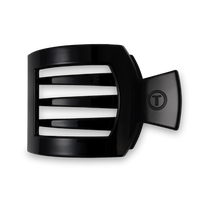 Jet Black | Large | Flat Square Hair Clip