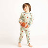 Football Game Day Boys Two-Piece Bamboo Long Sleeve Kids Pajama Pants Set