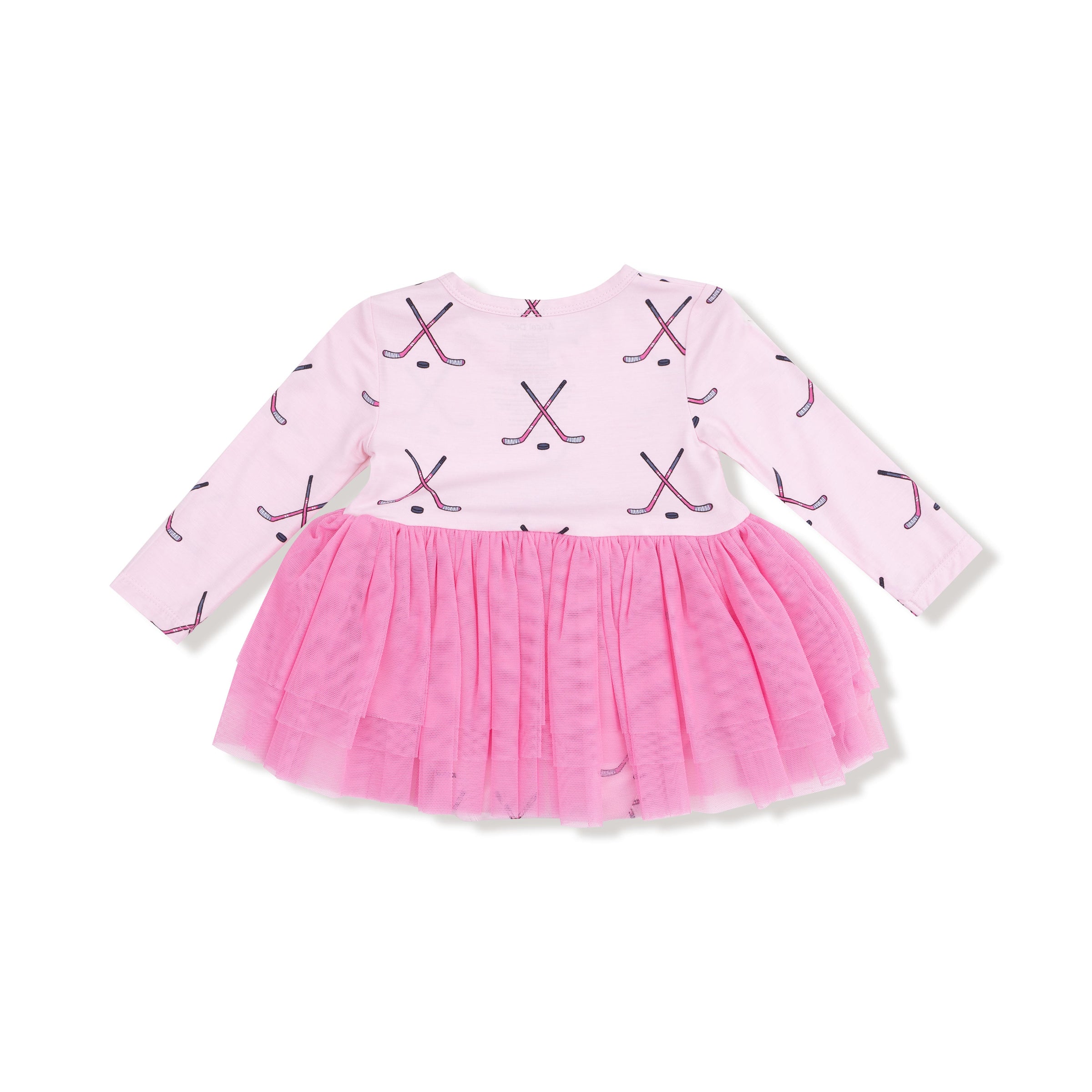 Hockey - Pink - Long Sleeve Tutu Bodysuit