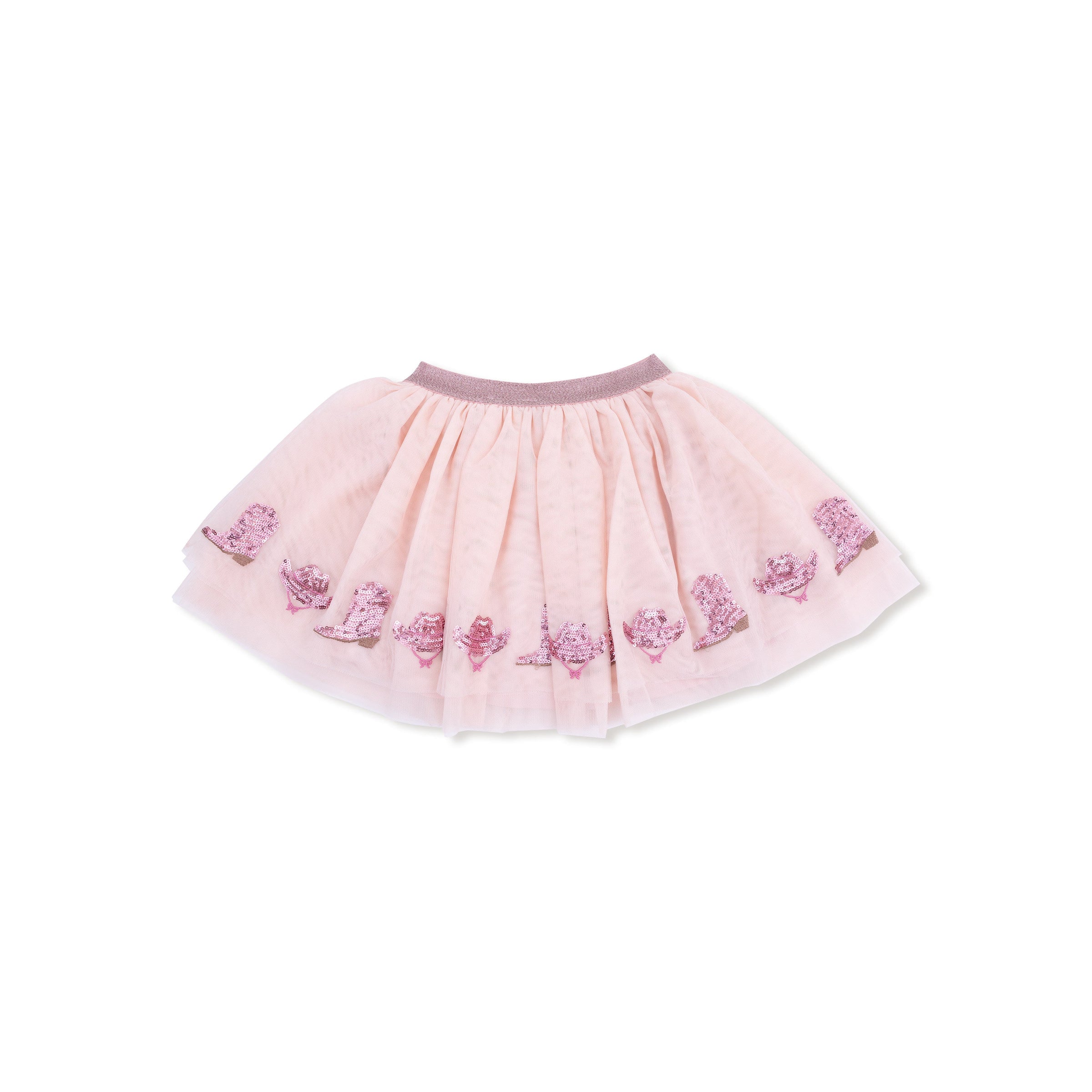 Western - Tutu Skirt Pink Boot