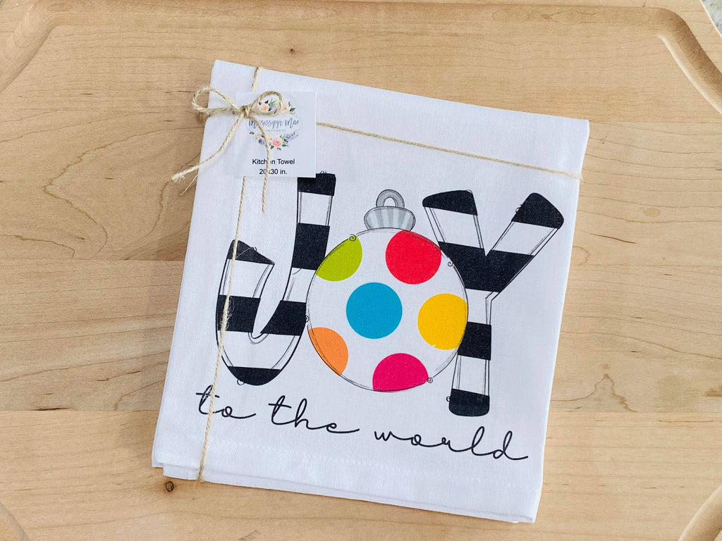 Joy to the World Kitchen Towel