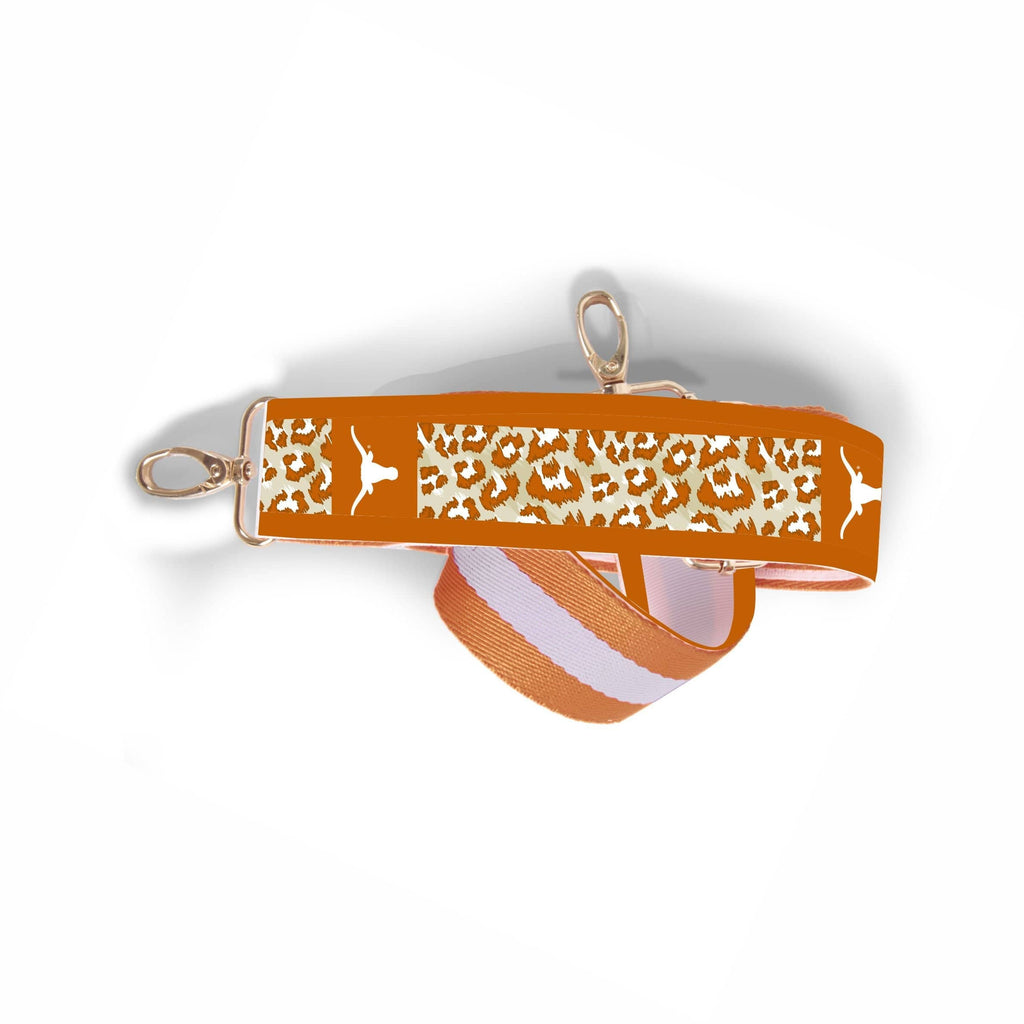 Leopard Patterned Shoulder Strap 1.5" - Texas