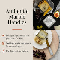 Marble Cheese Knife Set Starter Kit