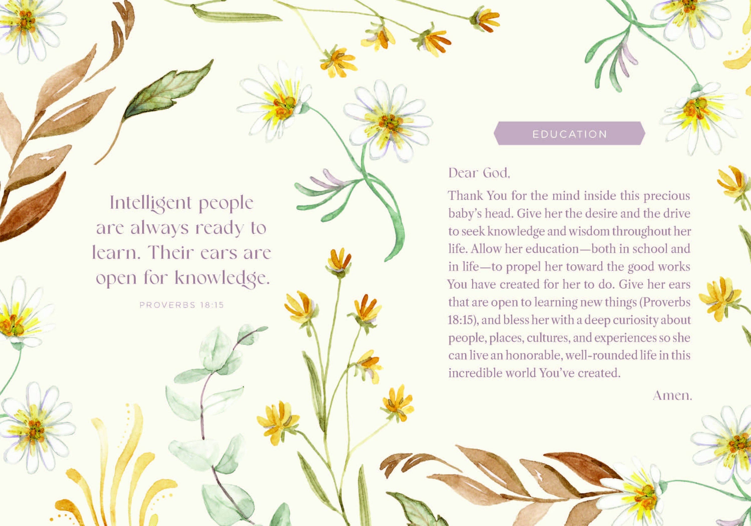 Prayers for My Baby Girl