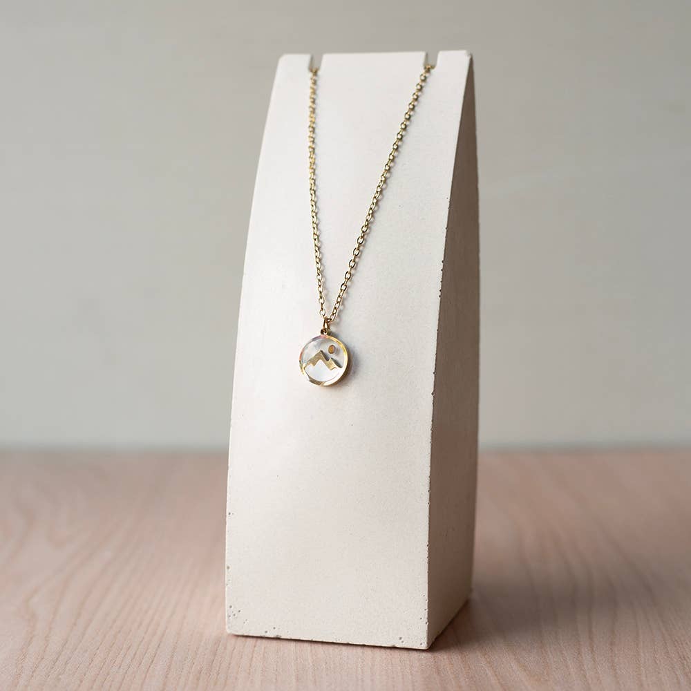 Faith Over Fear Mustard Seed Necklace-Mountain