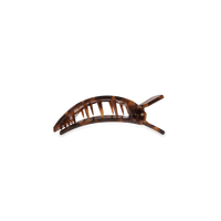 Tortoise | Small | Flat Square Hair Clip