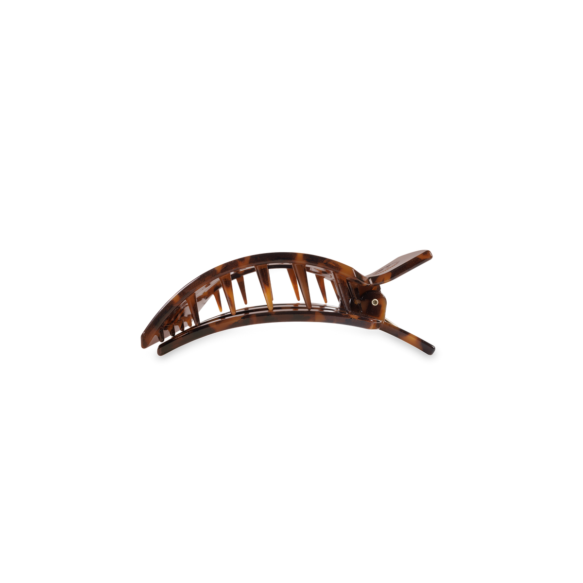 Tortoise | Small | Flat Square Hair Clip