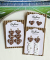 Football Earrings 