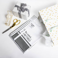 Who Cares - Tea Towel Gift Set (2 - 20" x 28")