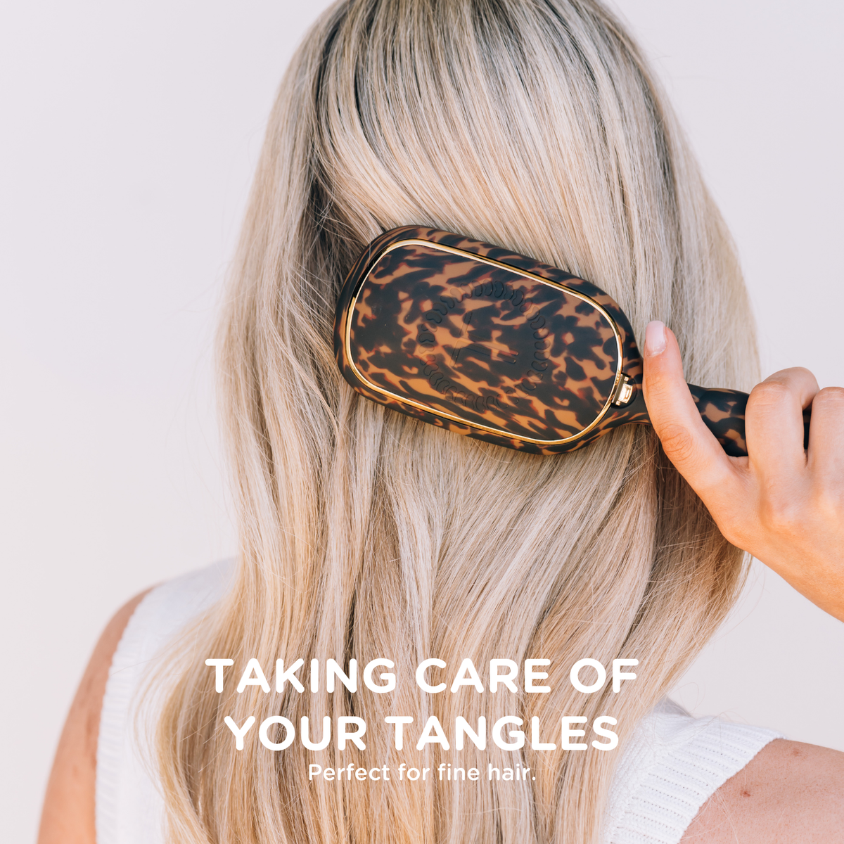 Detangler Brush |Tortoise| Fine